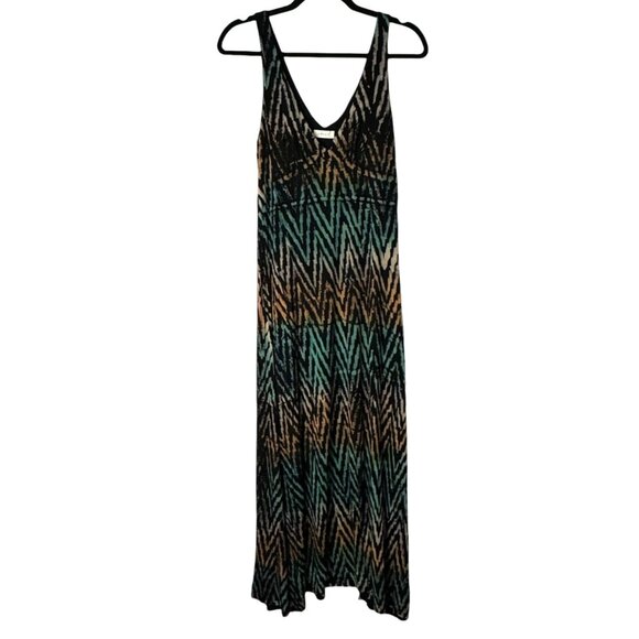 Lolly Chevron Print Maxi Dress S - Picture 1 of 7